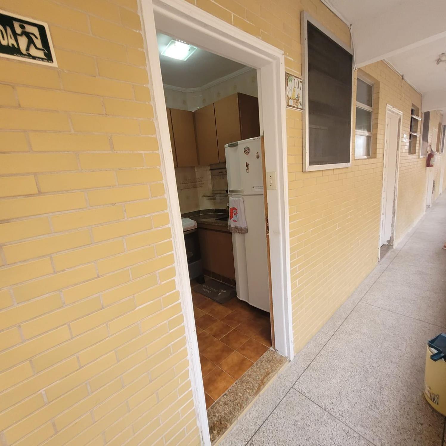 Kitnet Frente Pro Mar Em Vila Caicara, Portaria 24 Hs E Wifi Praia Grande  Exterior foto